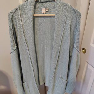 Ladies blue knot sweater
